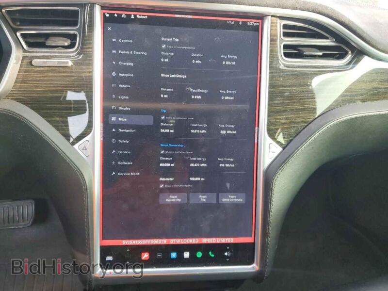 2015 Tesla MODEL S (VIN 5YJSA1S20FF095079) — photo 9 of 12