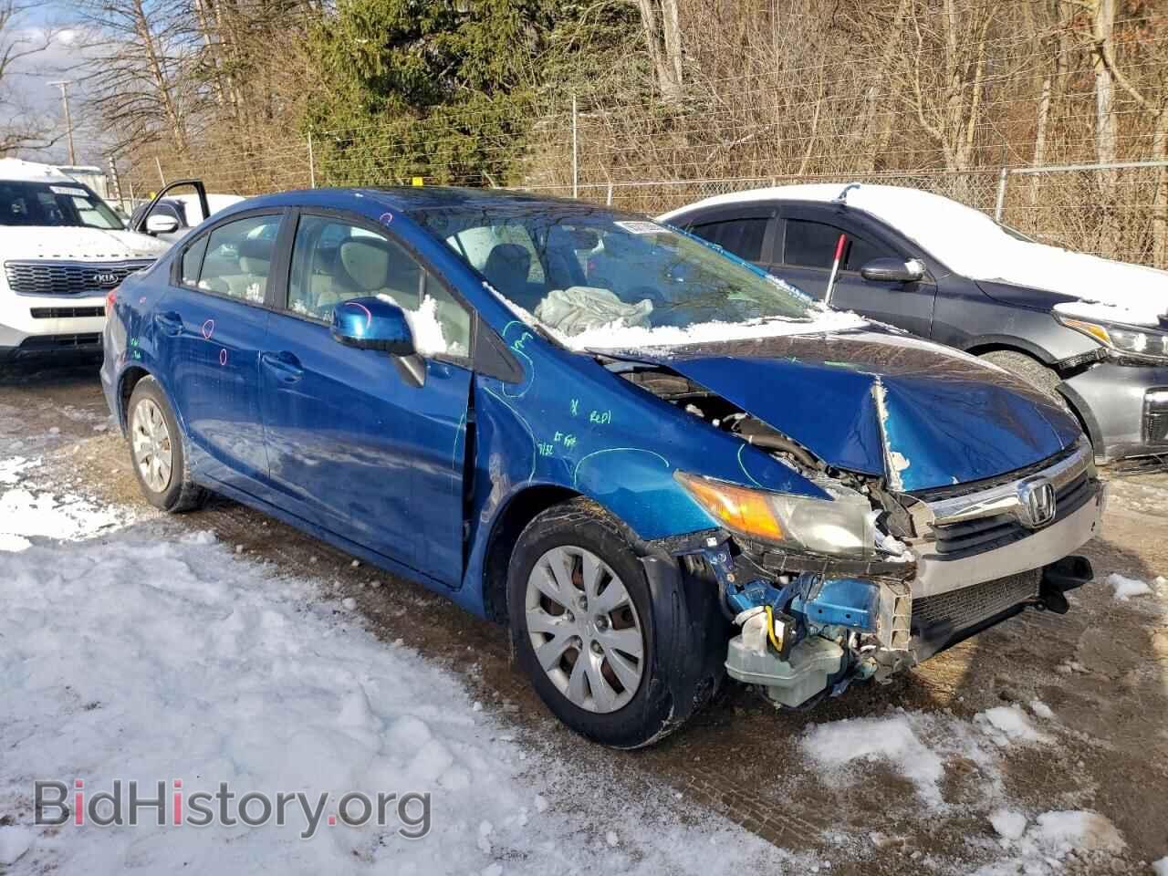 2012 HONDA CIVIC - VIN: 2HGFB2F54CH535658 - Фото 4