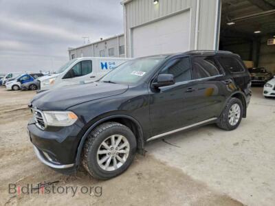 2015 Dodge DURANGO SXT, черный — VIN 1C4RDJAG3FC690119, Copart