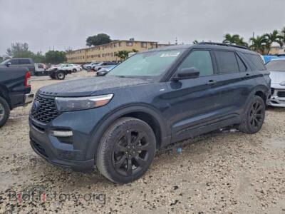 2023 Ford EXPLORER ST-Line, black — VIN 1FMSK7KH5PGA68449, Copart