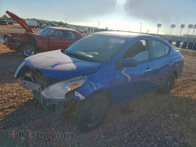 2016 Nissan VERSA, blue — VIN 3N1CN7AP4GL808600, Copart