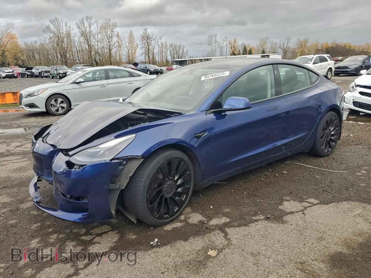 Photo 5YJ3E1EB9NF128535 - TESLA MODEL 3 2022