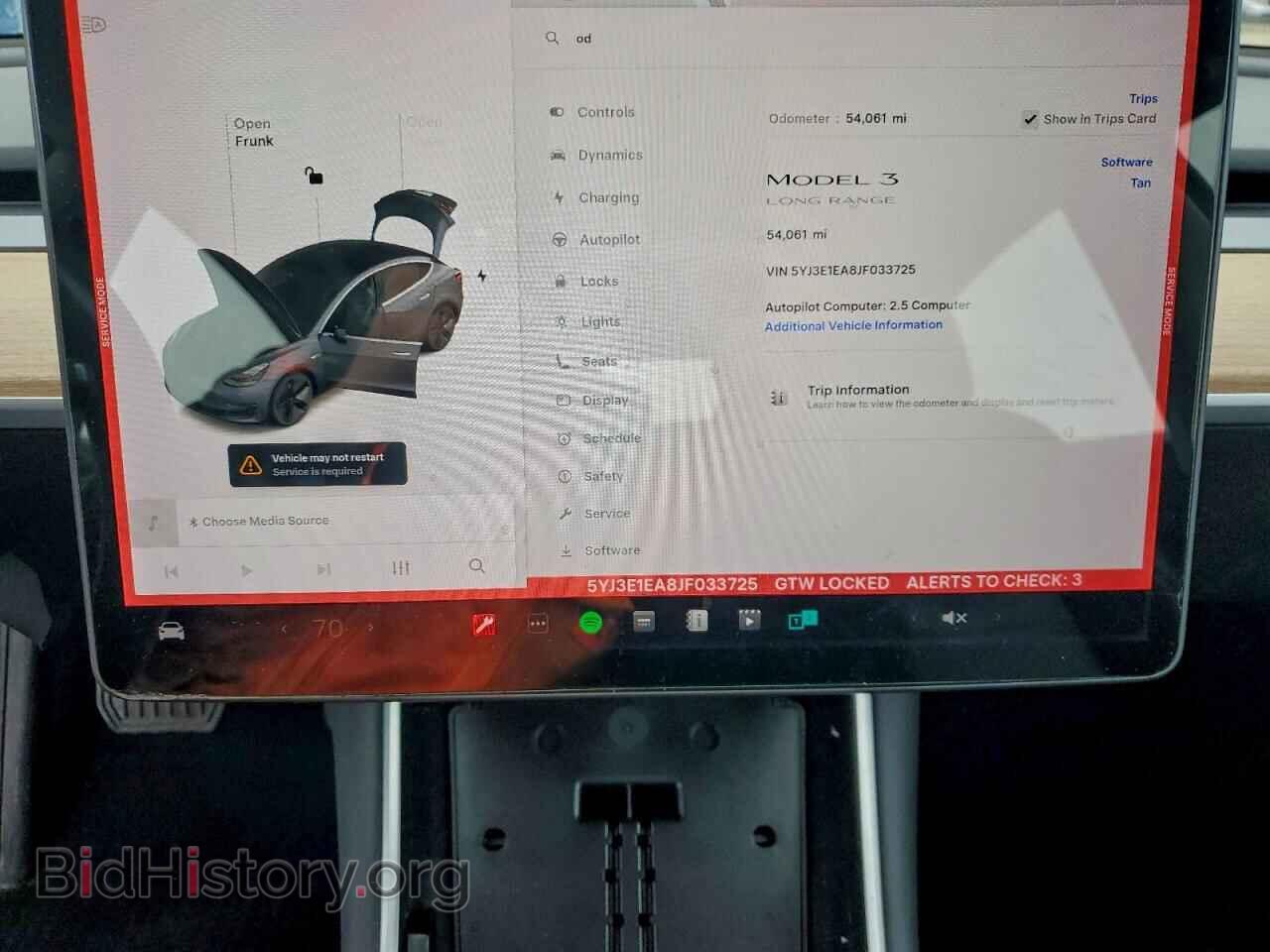 2018 TESLA MODEL 3 - VIN: 5YJ3E1EA8JF033725 - Photo 9