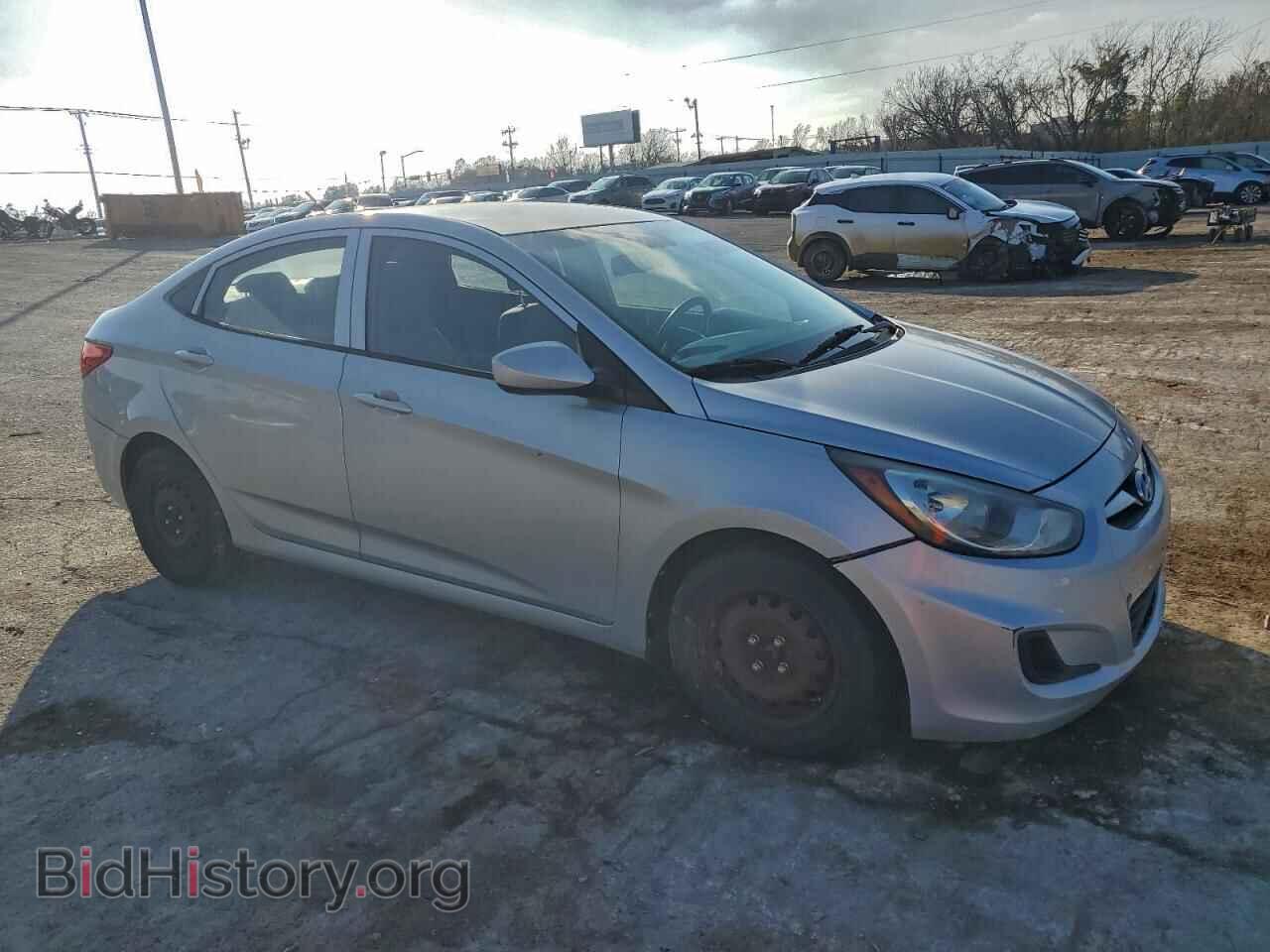 2013 HYUNDAI ACCENT - VIN: KMHCT4AE3DU439855 - Фото 4