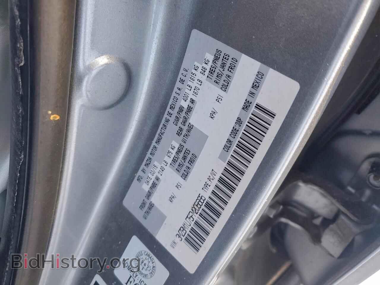 2015 MAZDA 3 - VIN: 3MZBM1U75FM205665 - Фото 12