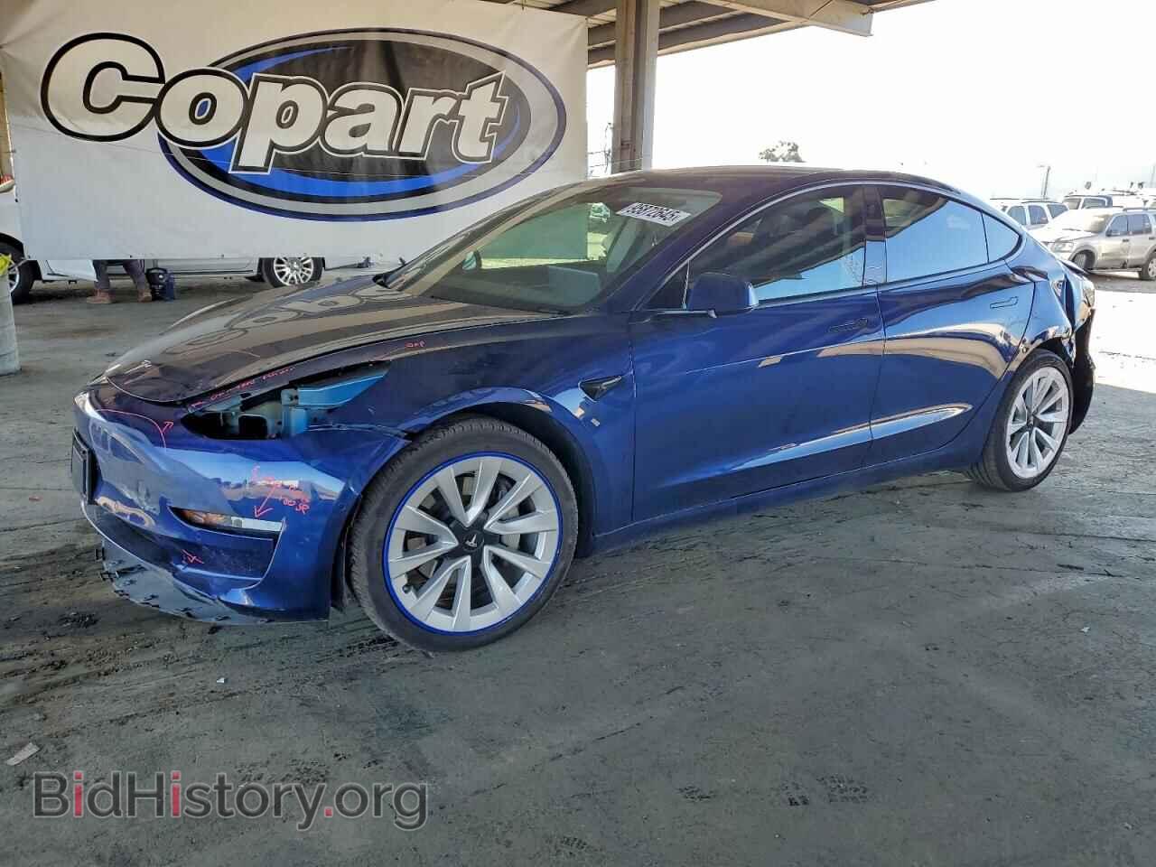 Photo 5YJ3E1EA8MF081648 - TESLA MODEL 3 2021