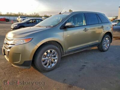 2012 Ford EDGE SEL, green — VIN 2FMDK3JCXCBA71047, Copart