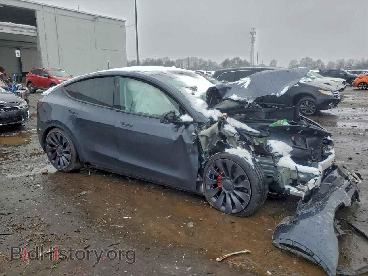 2025 TESLA MODEL Y - VIN: 7SAYGDEF2SA378148 - Photo 4