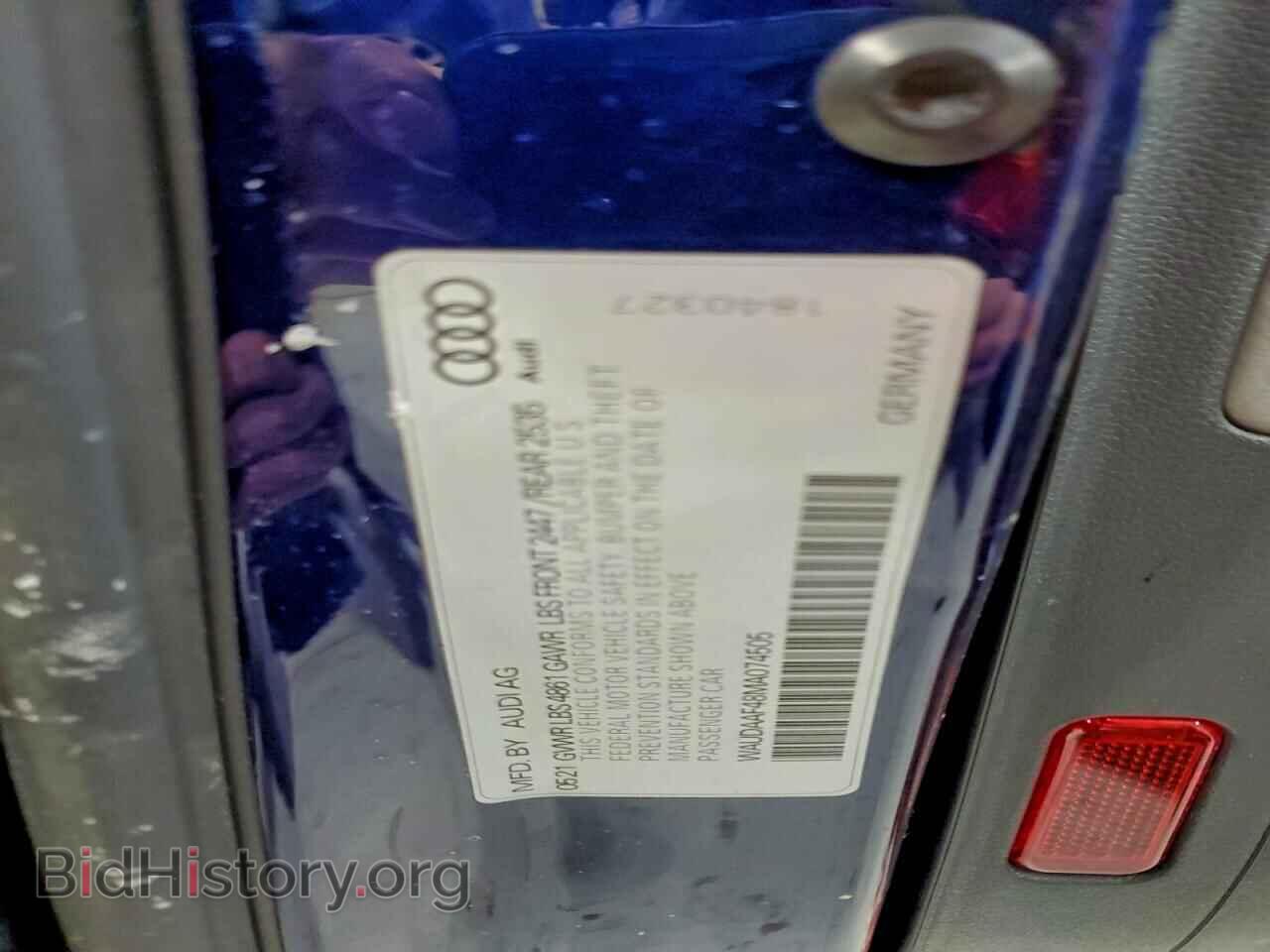 2021 AUDI A4 - VIN: WAUDAAF48MA074505 - Photo 13