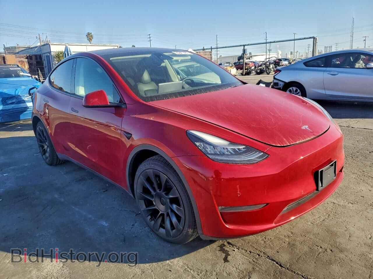 2021 TESLA MODEL Y - VIN: 5YJYGDEE2MF093976 - Photo 4