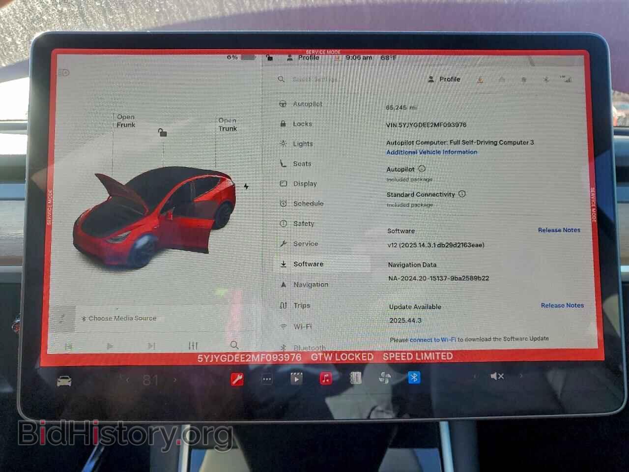 2021 TESLA MODEL Y - VIN: 5YJYGDEE2MF093976 - Photo 9