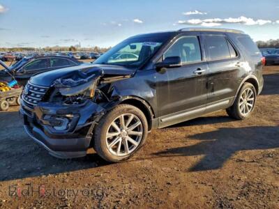 2016 Ford EXPLORER Limited, черный — VIN 1FM5K7F89GGB98242, Copart