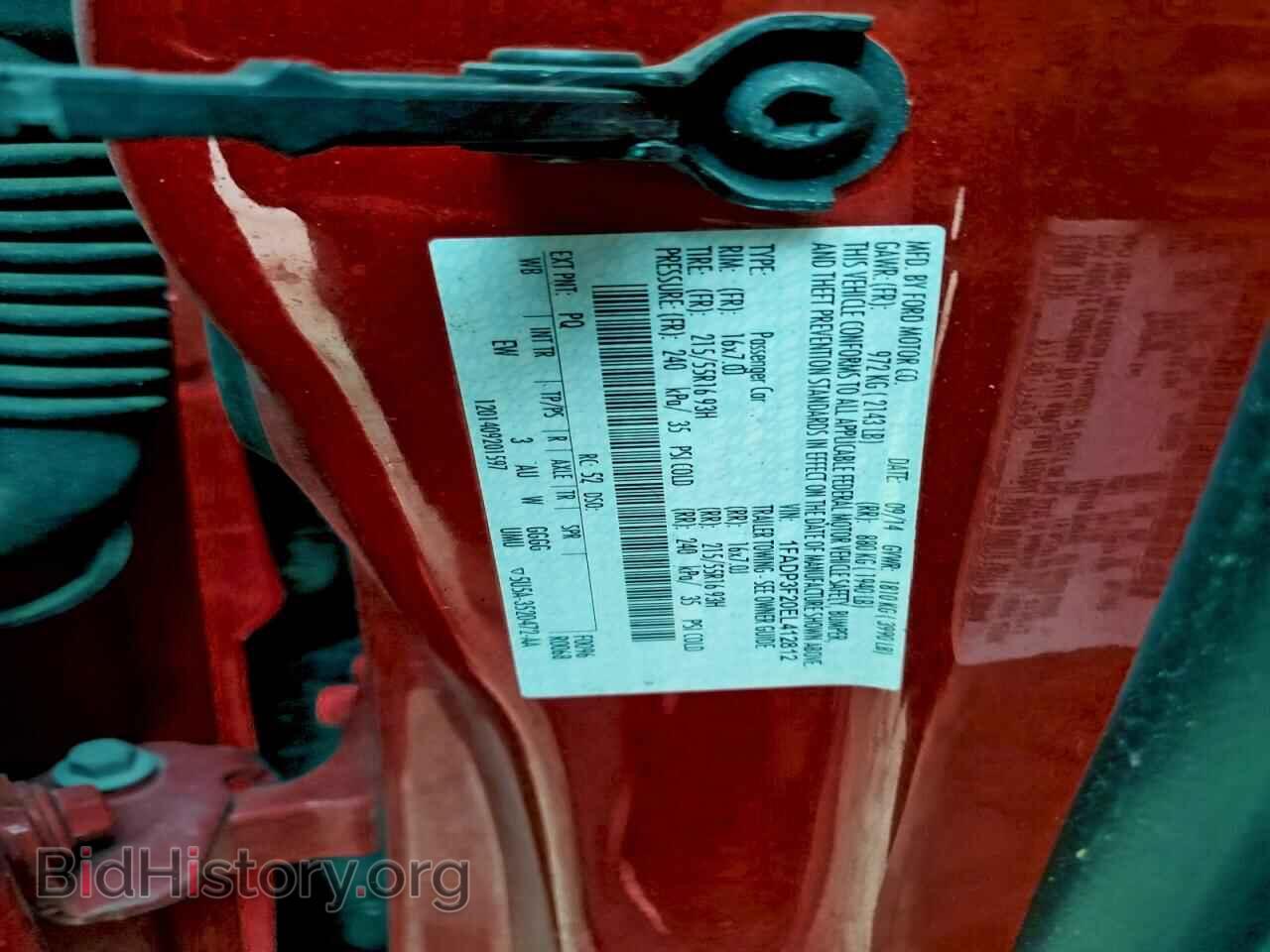 2014 FORD FOCUS - VIN: 1FADP3F20EL412812 - Фото 12