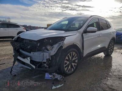 2020 Ford ESCAPE SEL, белый — VIN 1FMCU9H95LUA09181, Copart