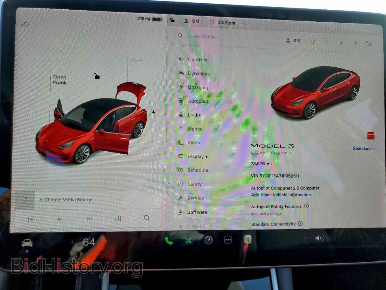 2018 TESLA MODEL 3 - VIN: 5YJ3E1EA7JF052511 - Фото 9