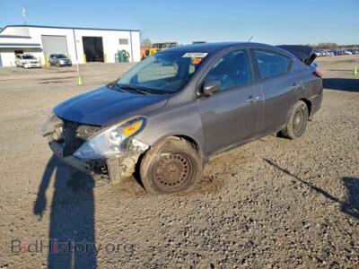 2016 Nissan VERSA S, charcoal — VIN 3N1CN7AP1GL836760, Copart