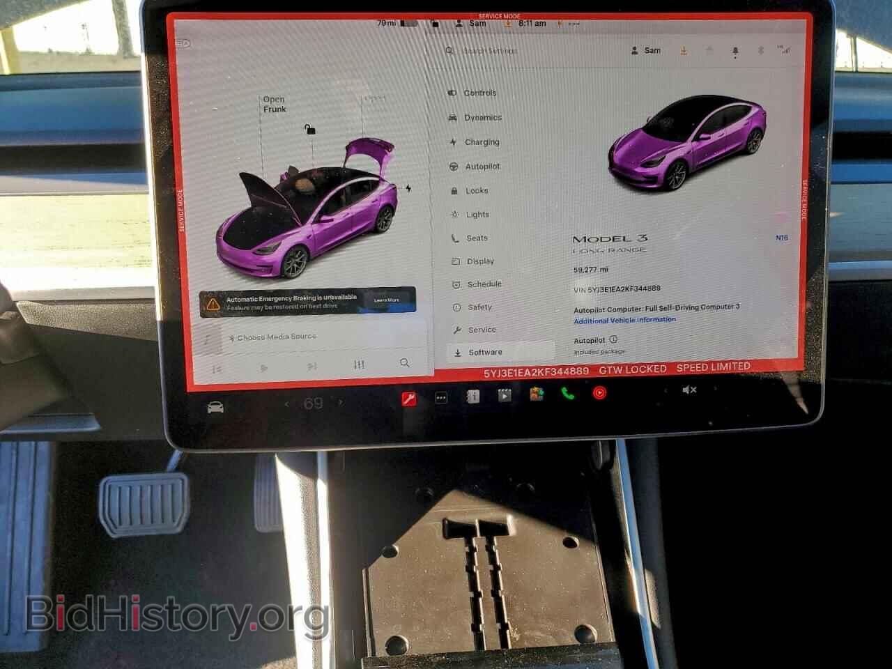 2019 TESLA MODEL 3 - VIN: 5YJ3E1EA2KF344889 - Photo 9