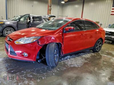 2014 Ford FOCUS SE, red — VIN 1FADP3F23EL254255, Copart