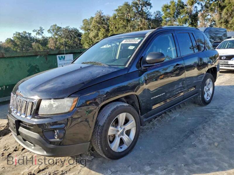 2014 Jeep COMPASS Sport (VIN 1C4NJCBA0ED536103) — фото 1 из 13, Copart, повреждение: бок