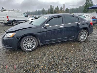 2013 Chrysler 200 Limited, black — VIN 1C3CCBCG9DN603146, Copart