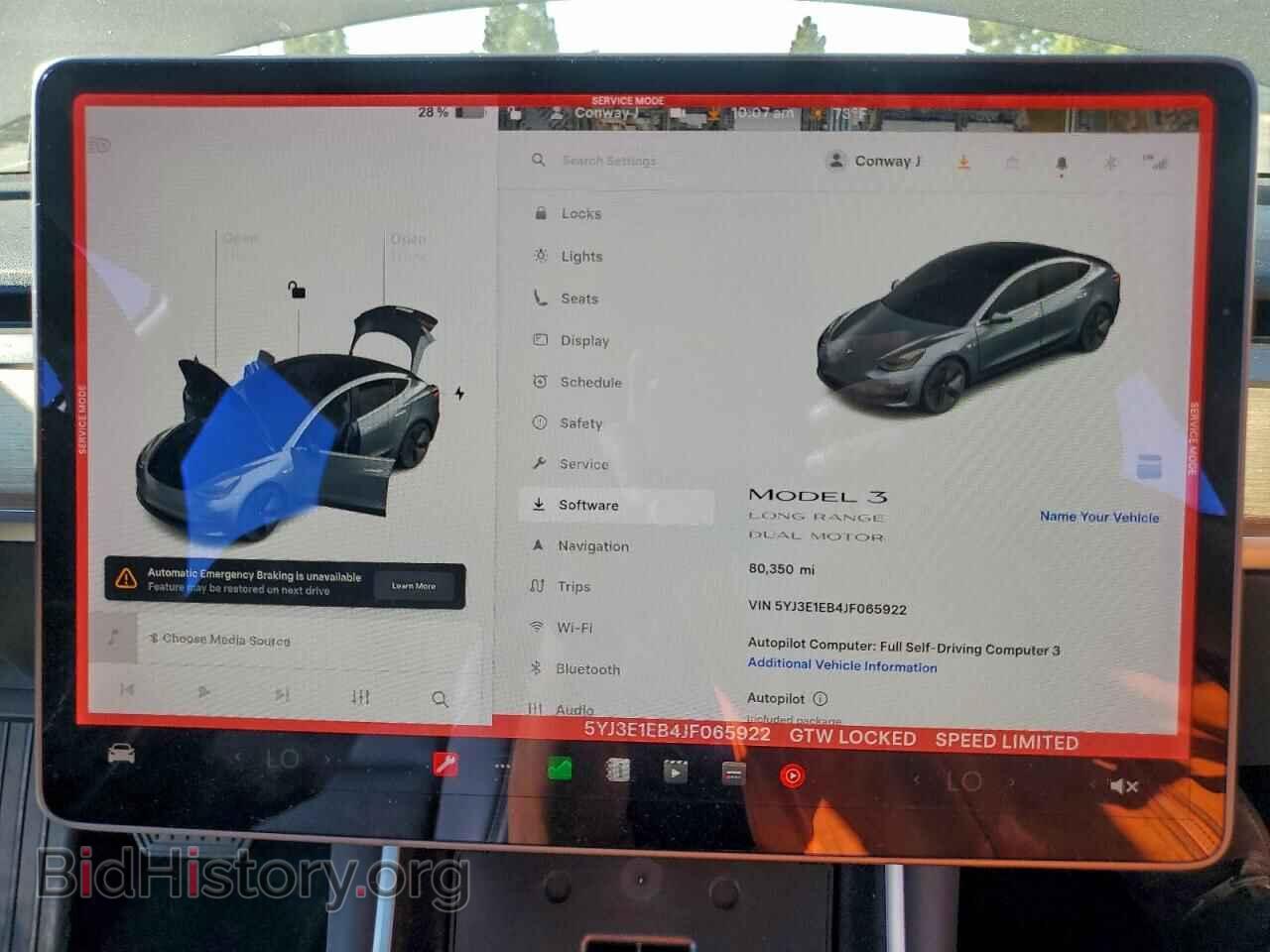 2018 TESLA MODEL 3 - VIN: 5YJ3E1EB4JF065922 - Фото 9