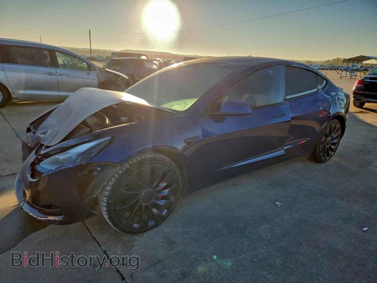 Photo 5YJ3E1EC2NF103887 - TESLA MODEL 3 2022