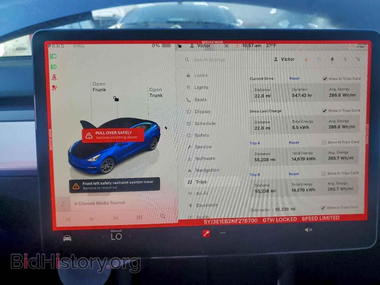 2022 TESLA MODEL 3 - VIN: 5YJ3E1EB2NF278700 - Photo 9