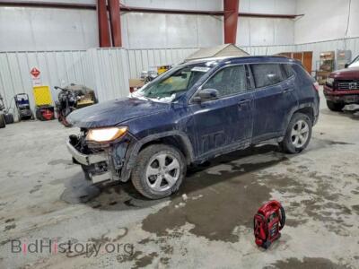 2020 Jeep COMPASS Latitude, синий — VIN 3C4NJDBB7LT218078, Copart