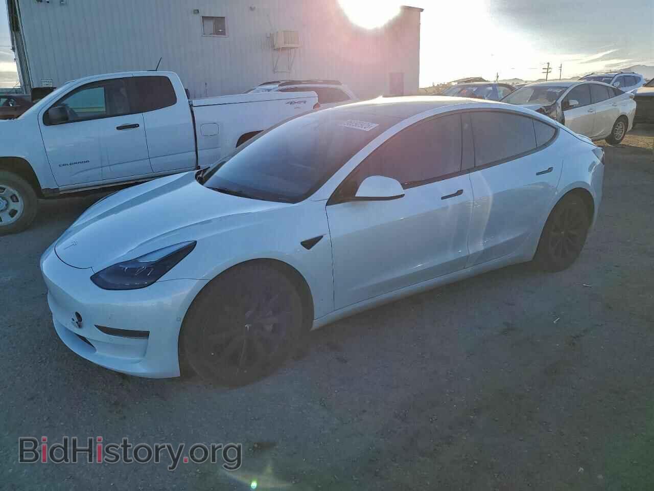 Photo 5YJ3E1EA5NF297197 - TESLA MODEL 3 2022