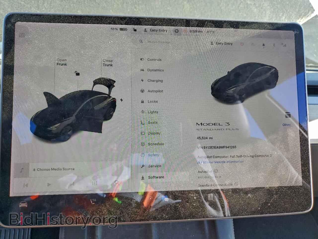 2021 TESLA MODEL 3 - VIN: 5YJ3E1EA9MF941265 - Photo 9