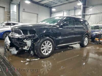 2023 Dodge DURANGO SXT, black — VIN 1C4RDHAGXPC616108, Copart