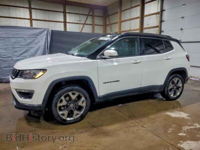 2020 Jeep COMPASS Limited, white — VIN 3C4NJDCB3LT149727, Copart