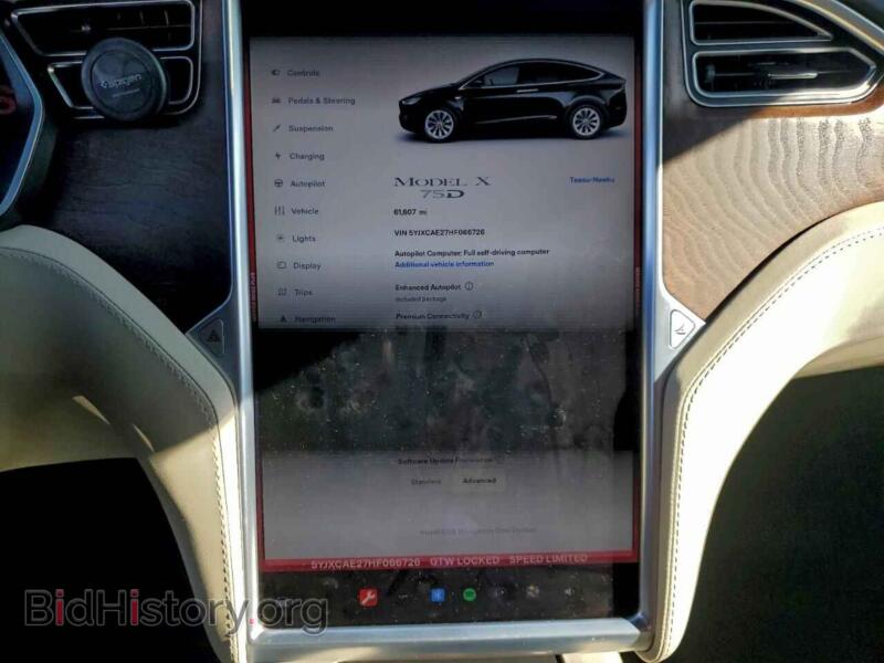 2017 Tesla MODEL X (VIN 5YJXCAE27HF066726) — photo 9 of 14