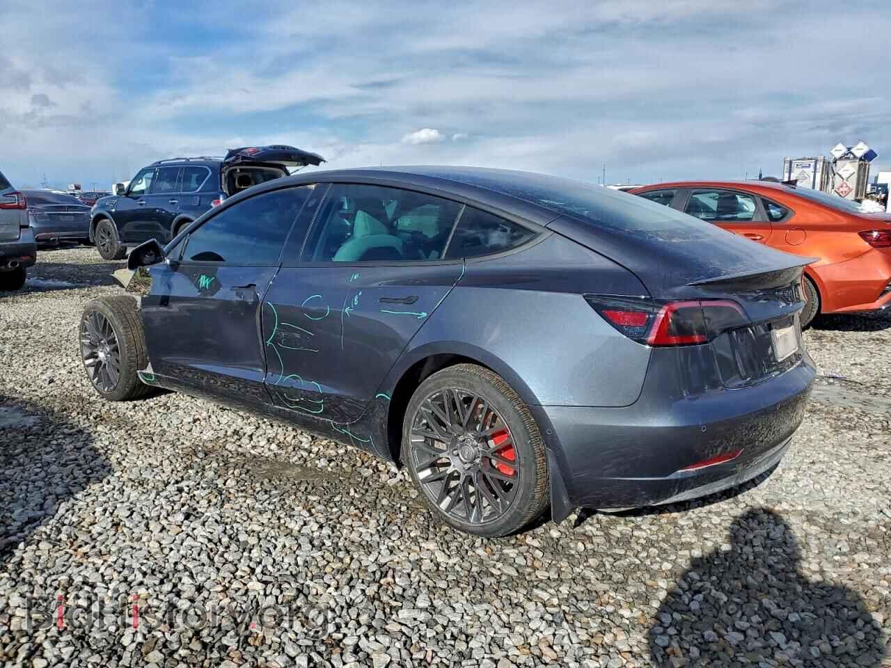2020 TESLA MODEL 3 - VIN: 5YJ3E1EC4LF641763 - Фото 2