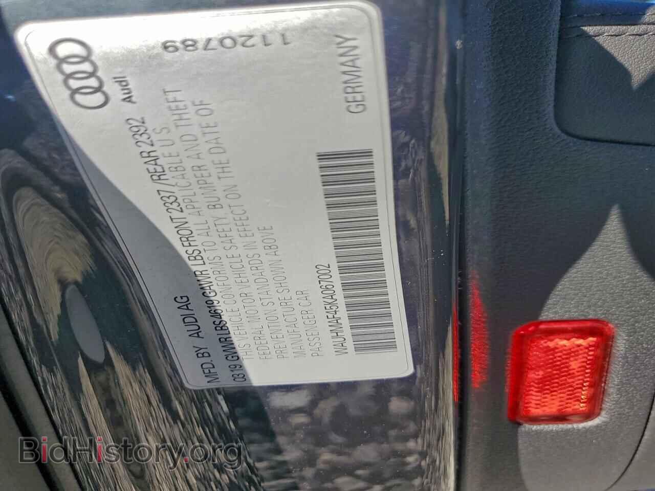 2019 AUDI A4 - VIN: WAUHMAF45KA067002 - Фото 12