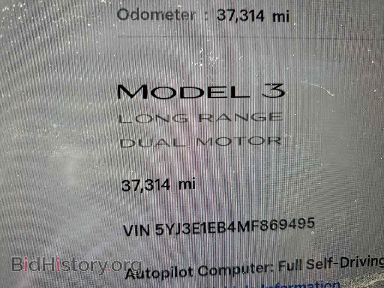 2021 TESLA MODEL 3 - VIN: 5YJ3E1EB4MF869495 - Photo 9