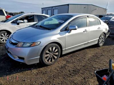2010 Honda CIVIC, серебристый — VIN 19XFA1F9XAE038802, Copart