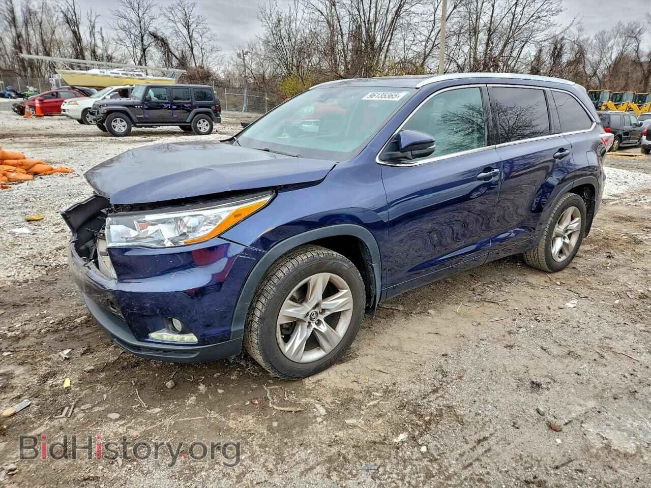 Фотография 5TDDKRFH0GS339846 - TOYOTA HIGHLANDER 2016
