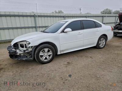 2013 Chevrolet IMPALA LS, white — VIN 2G1WF5E30D1216099, Copart