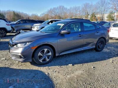 2019 Honda CIVIC LX, серый — VIN 2HGFC2F62KH589271, Copart