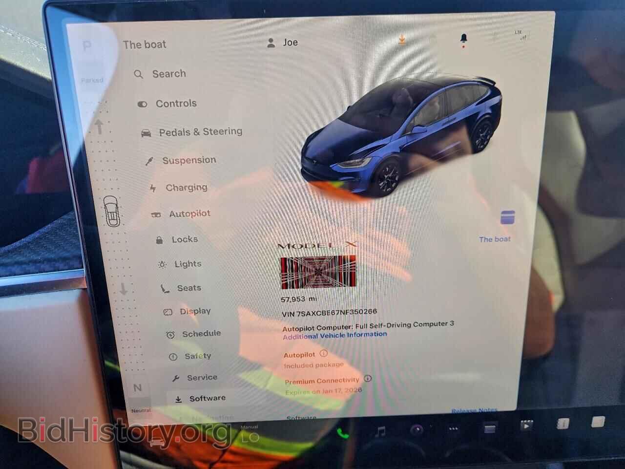 2022 TESLA MODEL X - VIN: 7SAXCBE67NF350266 - Photo 9
