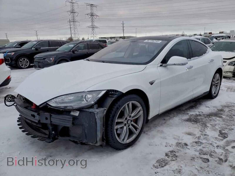 2013 Tesla MODEL S (VIN 5YJSA1CN7DFP26464) — фото 1 из 13, Copart, повреждение: передняя часть