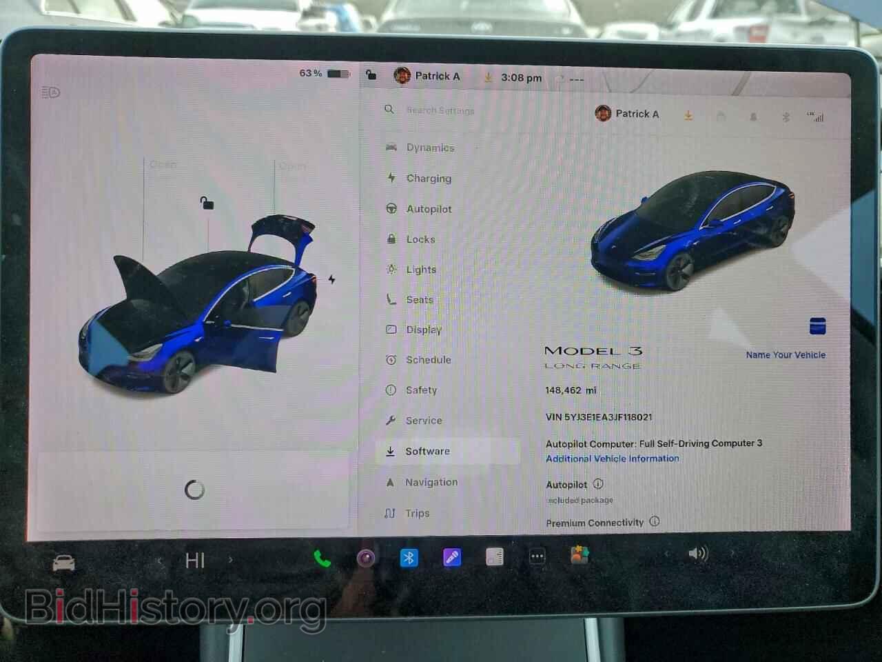 2018 TESLA MODEL 3 - VIN: 5YJ3E1EA3JF118021 - Photo 9