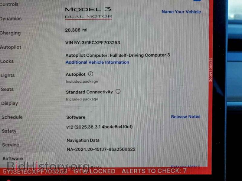 2023 Tesla MODEL 3 (VIN 5YJ3E1ECXPF703253) — photo 9 of 15