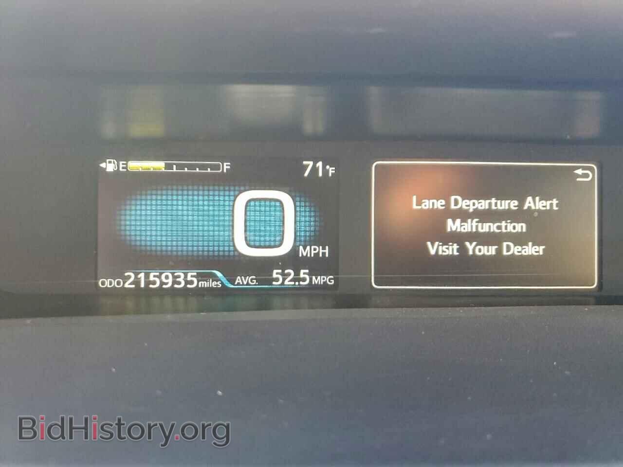 2019 TOYOTA PRIUS - VIN: JTDKARFU4K3092185 - Фото 9
