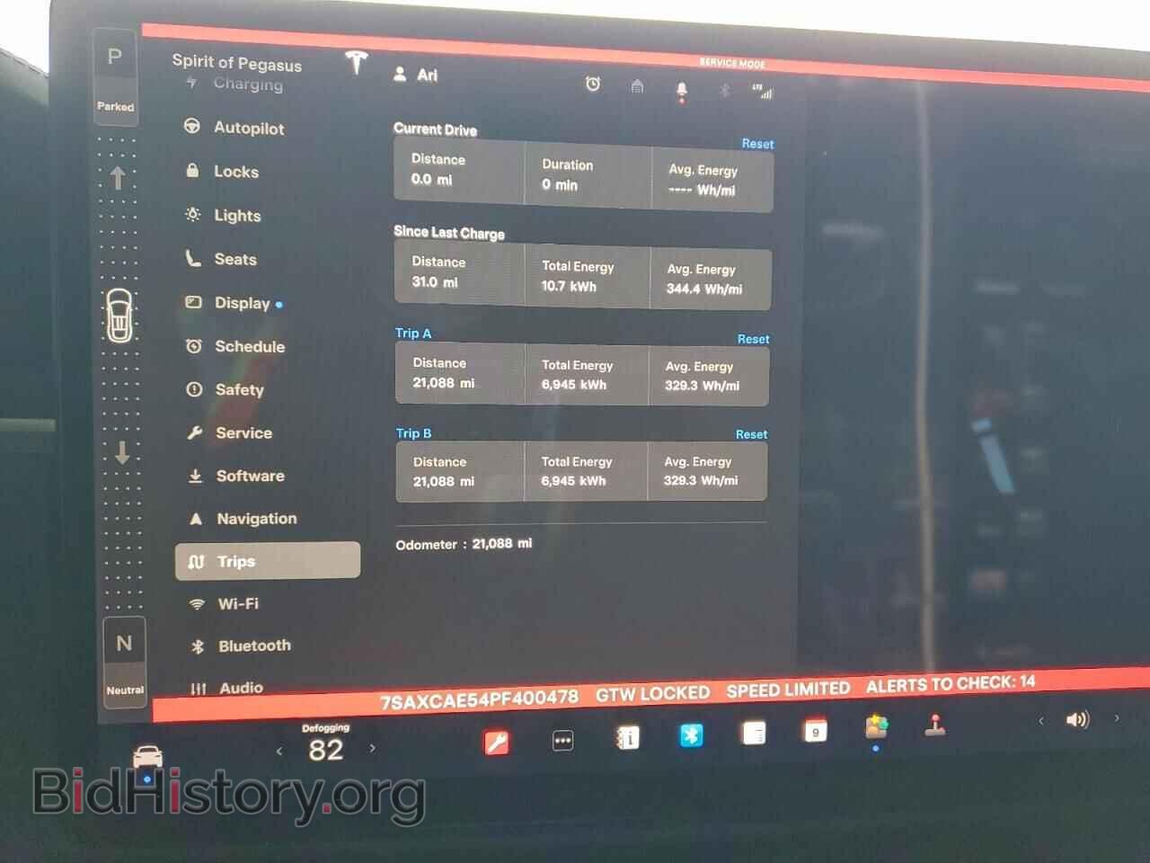 2023 TESLA MODEL X - VIN: 7SAXCAE54PF400478 - Фото 9