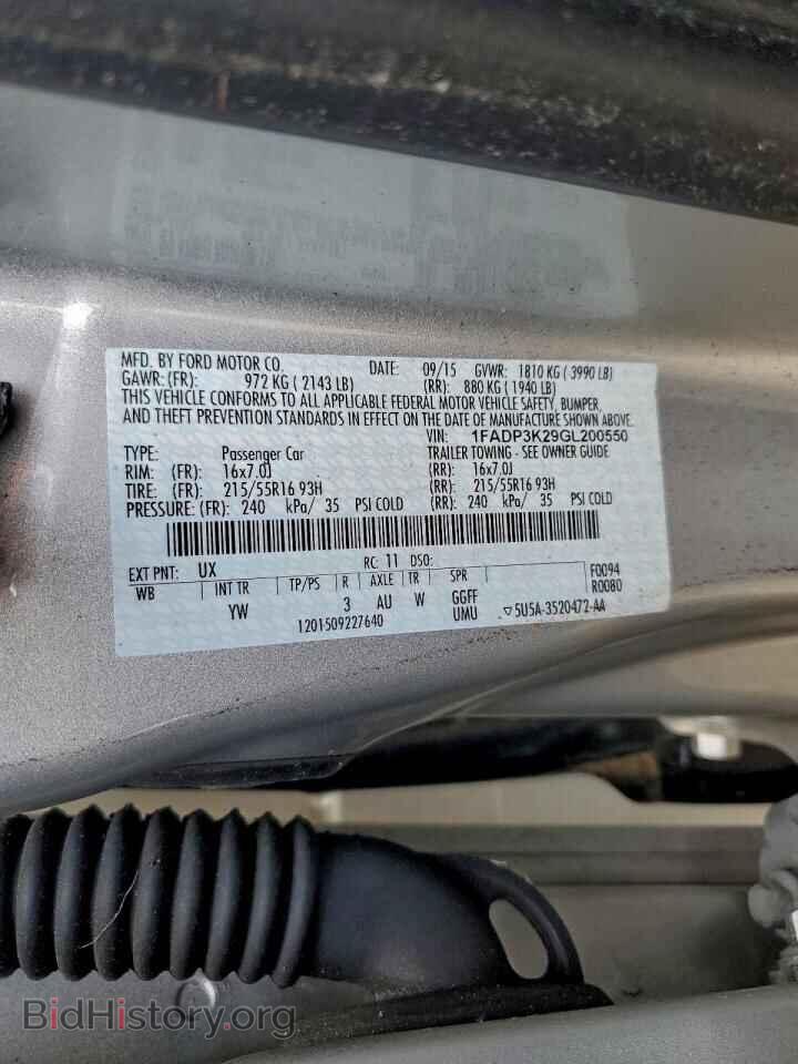 2016 FORD FOCUS - VIN: 1FADP3K29GL200550 - Фото 12