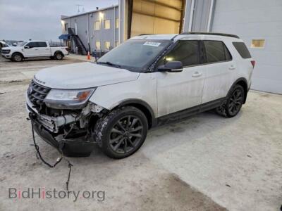 2017 Ford EXPLORER XLT, белый — VIN 1FM5K8D85HGA56965, Copart