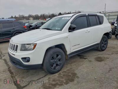 2014 Jeep COMPASS Sport, белый — VIN 1C4NJCBA6ED844540, Copart