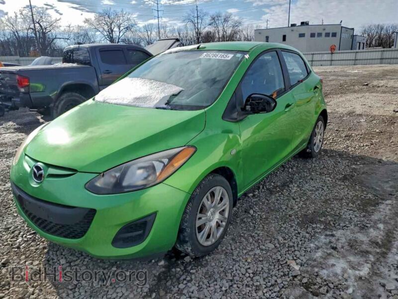 2013 Mazda 2 (VIN JM1DE1KY4D0159721) — photo 1 of 12, Copart, damage: side